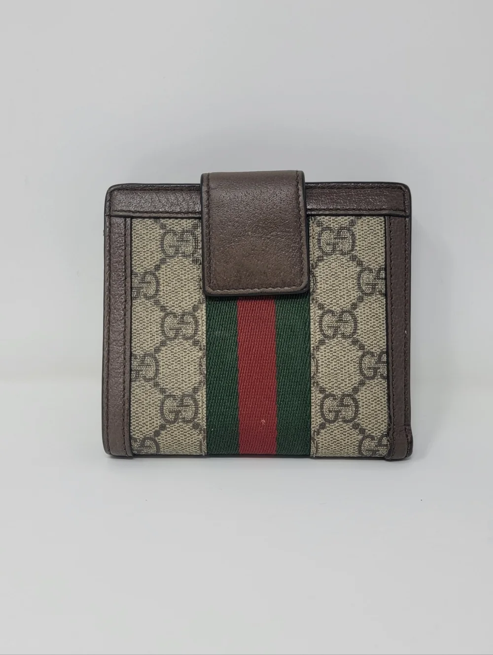 GUCCI Ophidia GG French Flap Wallet - Picture 2 of 10